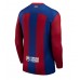 Maillot de foot Barcelona Domicile vêtements 2023-24 Manches Longues